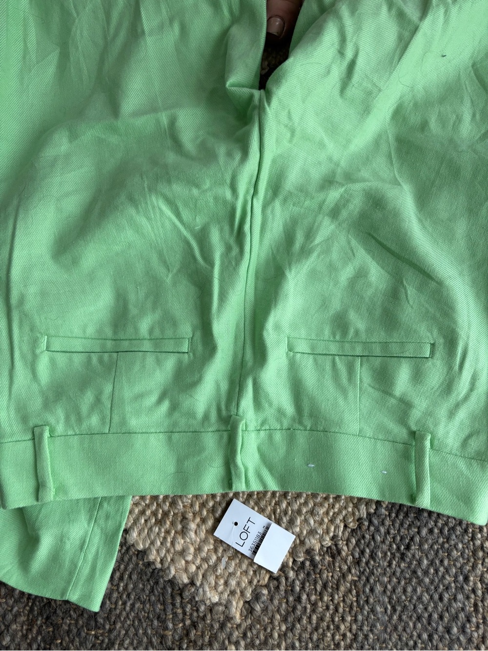 LOFT Light Mint Green Dress Pants - Picture 5 of 5